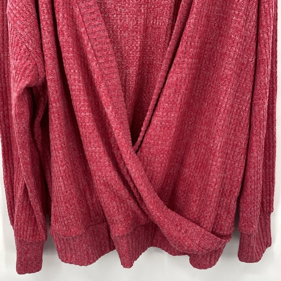 Torrid Brushed Waffle Surplice Drop Shoulder Top Casual Plus Size 2X - Picture 6 of 10